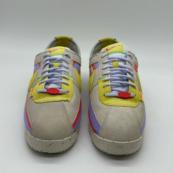 USED Nike Cortez Union Lemon Frost Sail Light Violet 2022 Mens DR1413-100 No Box - Picture 3 of 7